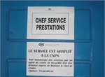Bureau du Chef  sevice des prestations